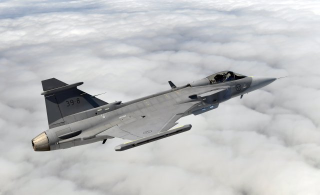 Saab lands 47 mn order for new Gripen E equipment 640 001