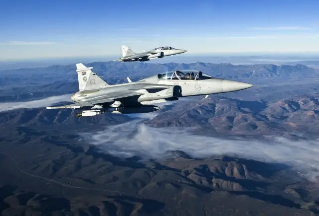 Saab secures 24 6 mn contract for South Africa s Gripen figher jets support 640 001
