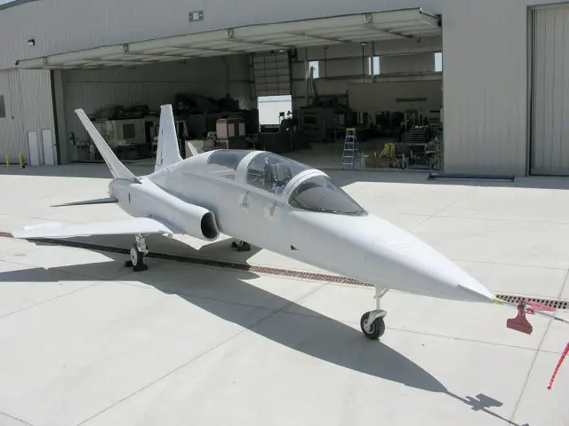 Stavatti Aerospace Javelin training jet enters T X race 640 001