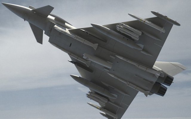 Eurofighter Typhoon fighter jets achieves further Brimstone Missile Integration Flight Trial 640 001