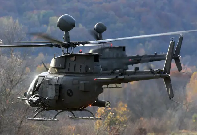 Croatian Air Force begins live firing trials with new OH 58D Kiowa Warrior helicopters 640 002
