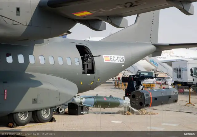 Dubai how 2017 Airbus introduces new C295 Armed ISR variant 640 001