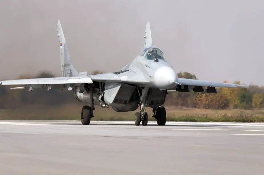 Serbia receives four MiG 29 fighter jets from Belarus 001