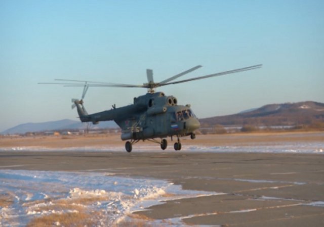 Russia Far EastAir Regiment receives new Mi 8AMTSh V helicopters 640 001