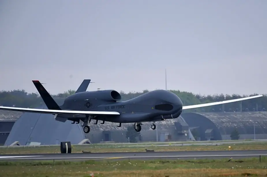 US RQ 4 Global Hawk UAV performs missions over Ukraine