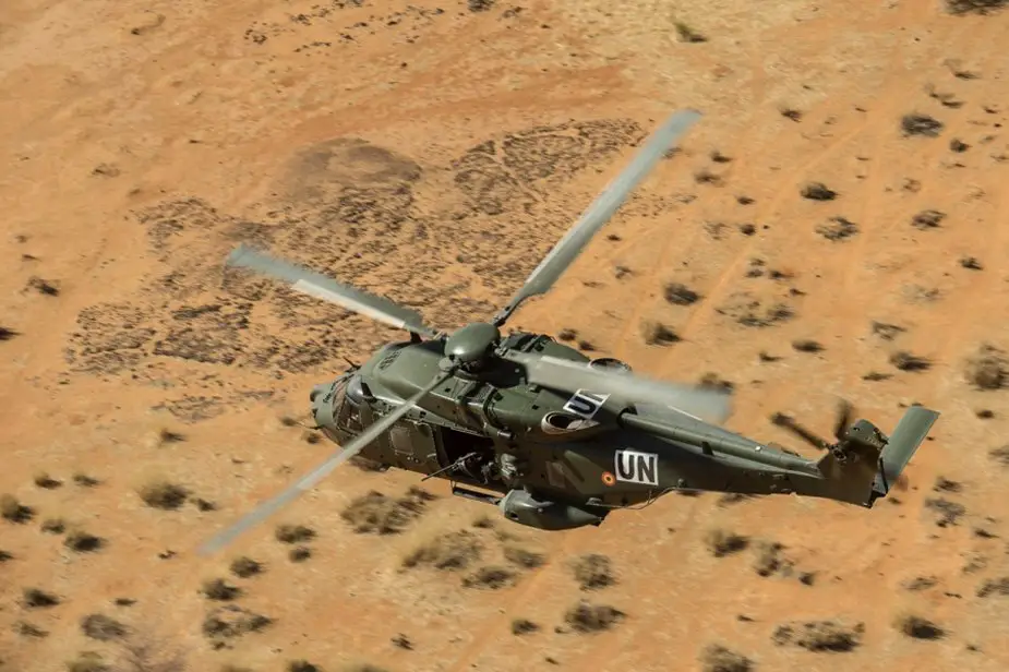 Belgian NH90 helicopter performed first operational mission in Mali 001