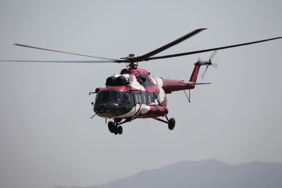 First production Mi 171A2 multirole helicopter completes maiden flight 002