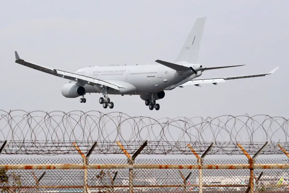 RoKAF first A330 MRTT landed in South Korea