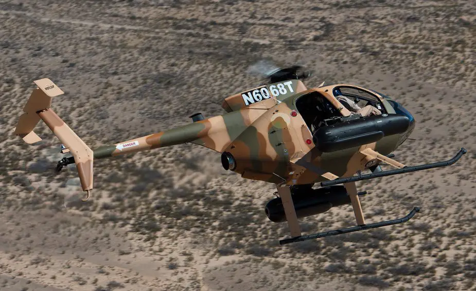 MD Helicopters wins follow on order from Kenya for MD 530F Cayuse Warrior delivery 001