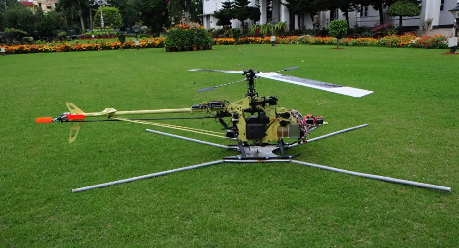 HAL successfully demonstrates new Rotary Wing UAV 001