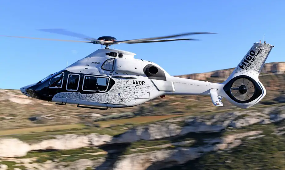 Airbus first serial H160 helicopter took to the skies