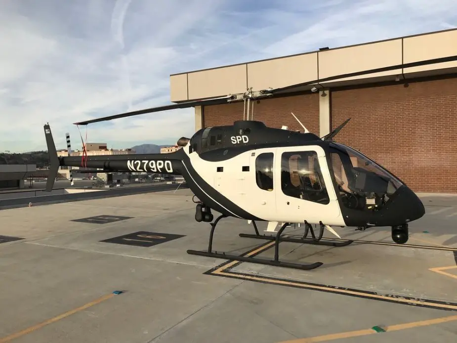 First LaW Enforcement Configured Bell 505 JRX delivered to Sacramento Police Department