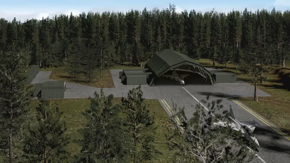 Hungary becomes launch customer for Saabs Deployable Aircraft Maintenance Facility 001