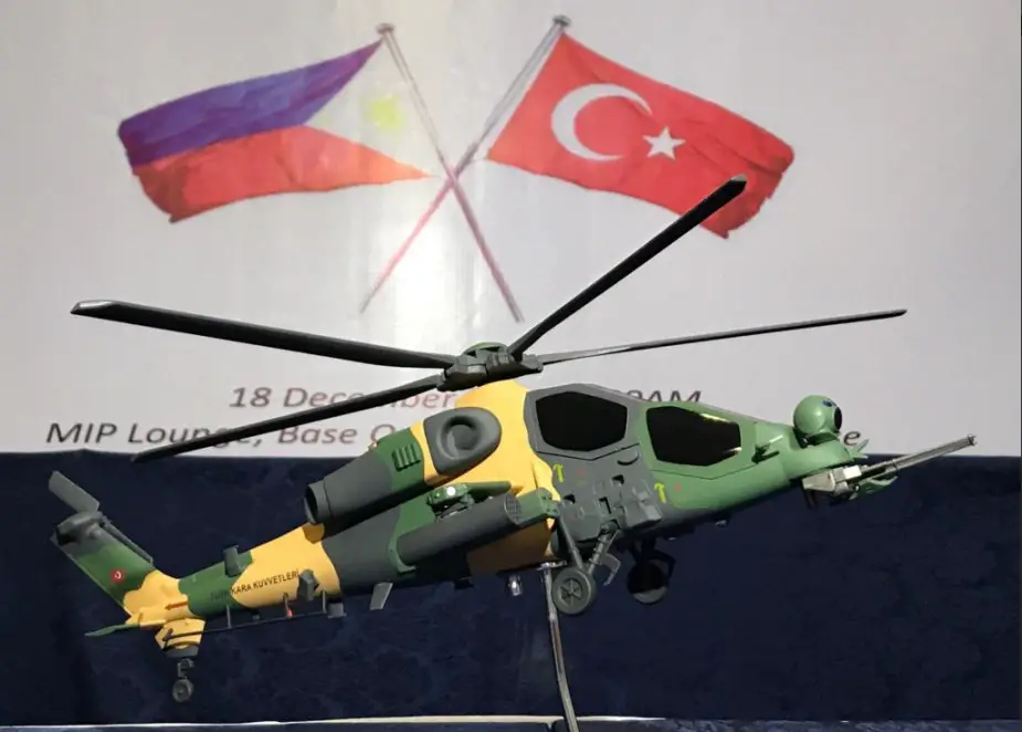 TurkeyPhilippines sign MoU for T129 combat helicopter purchase 001