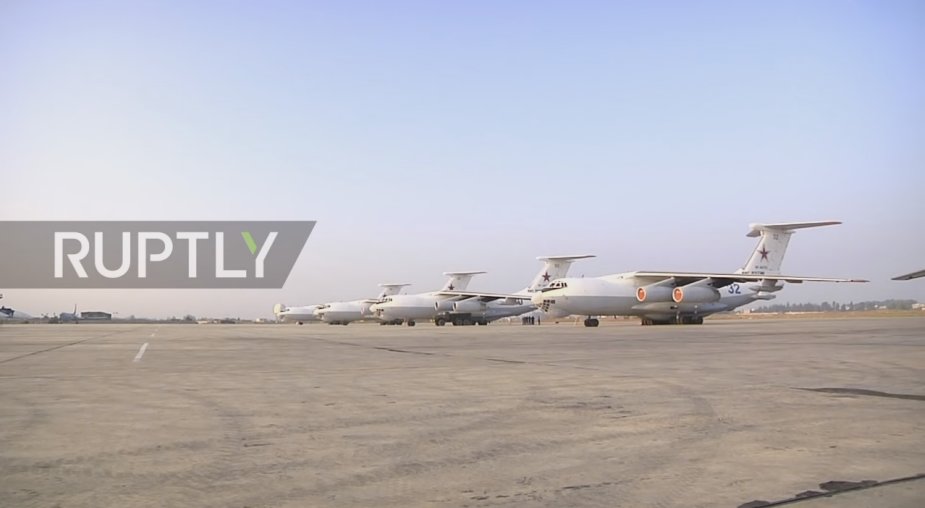 Russia redeploys Su 30SM fighters Il 78M tankers to Syria for drills over Mediterranean 002