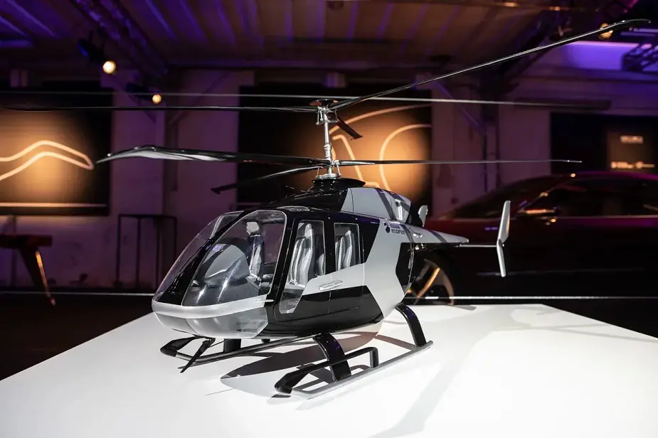 Russian Helicopters presented a mockup of the VRT500 at Milan Design Week