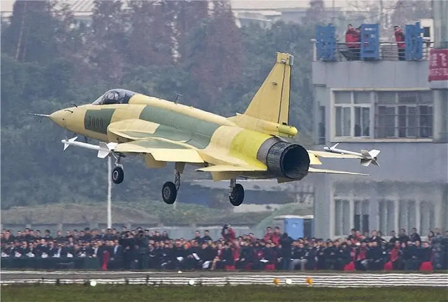 Pakistani new JF 17 Block 3 fighter aircraft has performed its first flight in China 925 001