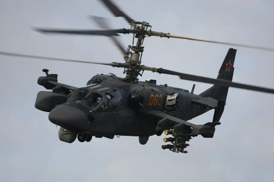 Russian Ka 52 attack helicopter may receive a new long range missile
