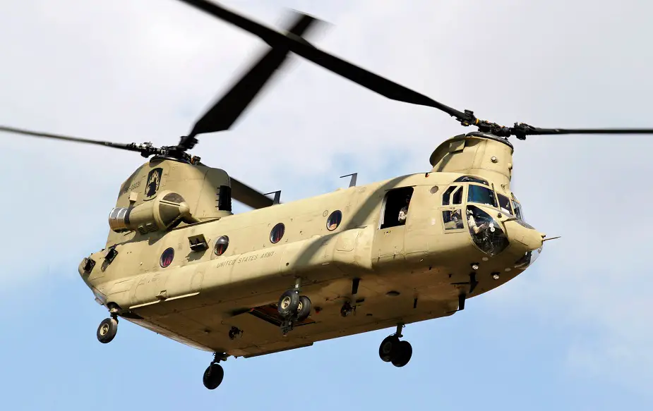 Indian Air Force inducts 4 multi mission Chinook heavy lift helicopters