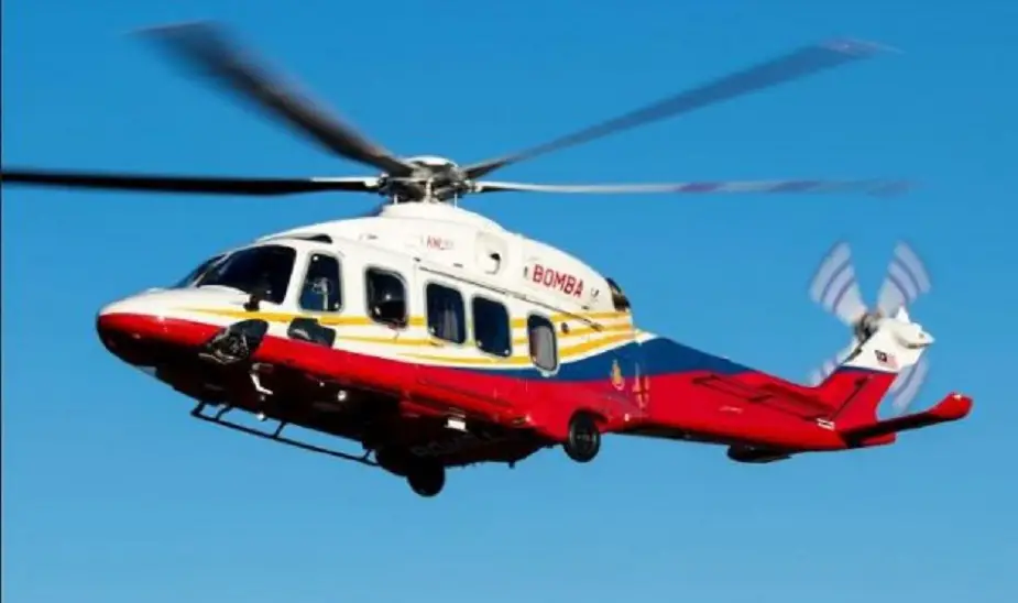 Malaysia and South Korea add Leonardo AW189s to their fire fighting helicopter fleets