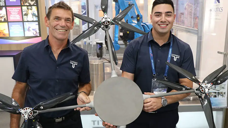 Australia Titomic 3D printed the world largest titanium UAV