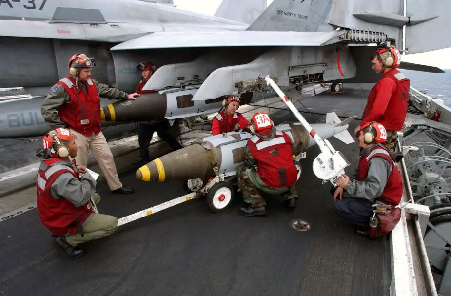 Boeing awarded U.S. Navy contract for additional laser guidance JDAM bomb sets