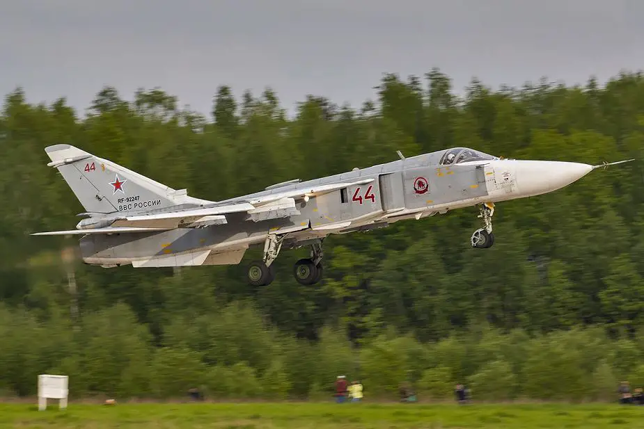 Russia has deployed two air divisions in the Kaliningrad region and Crimea SU 24M 925 001