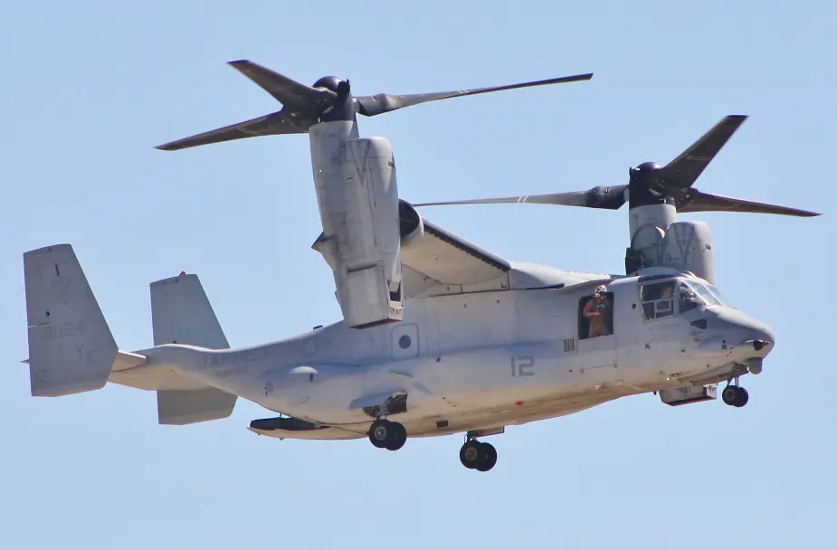 US Navy awards 146M contract for MV 22 block B to C conversions