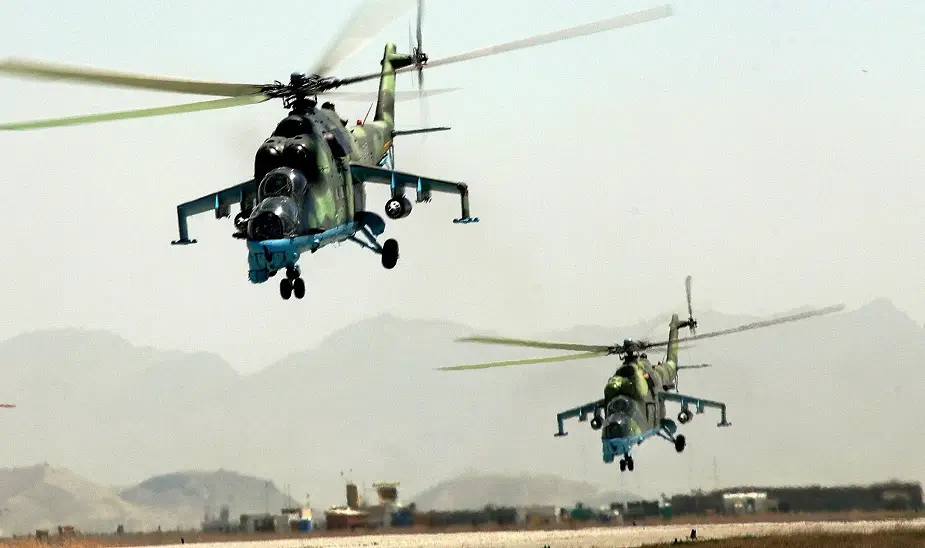 India hands over two Mi 35 attack helicopters to Afghanistan