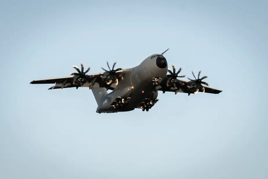 Luxembourg Armed Forces A400M makes its maiden flight