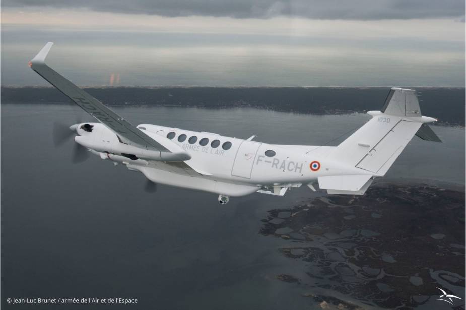 French Air and Space Forces receives 2nd Beechcraft King Air 350 Light Surveillance and Reconnaissance Aicraft 1