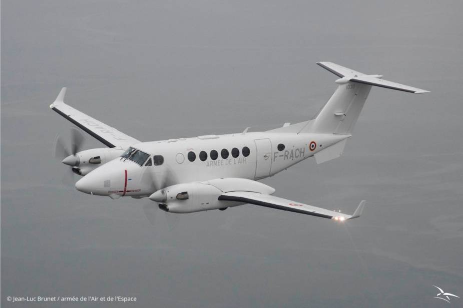 French Air and Space Forces receives 2nd Beechcraft King Air 350 Light Surveillance and Reconnaissance Aicraft 2