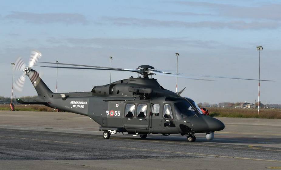 Italian Air Force receives first Leonardo HH 139B helicopter