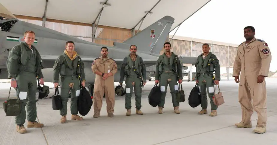 RAF and Qatari pilots operate for first time as Joint Squadron in Qatar 2