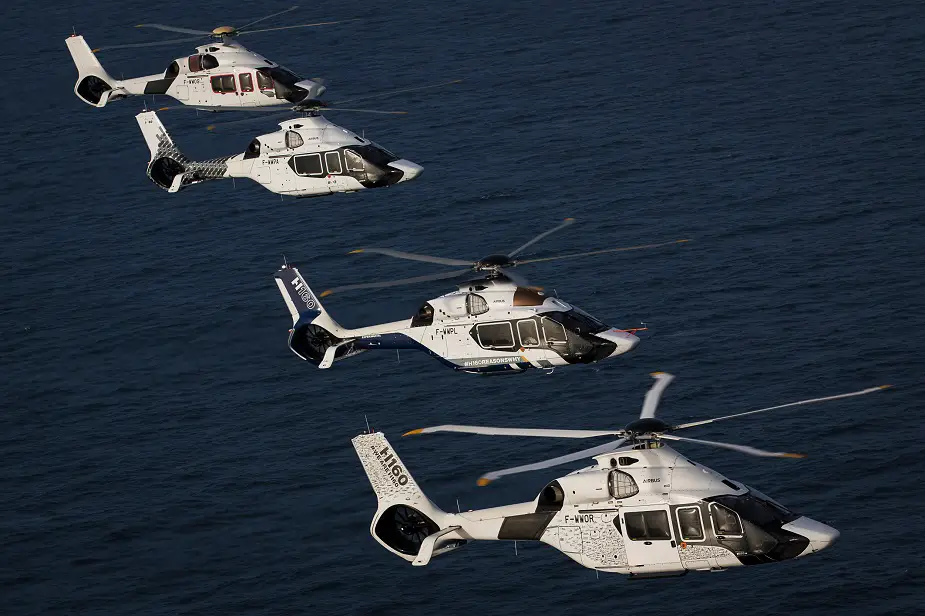 Four H160 helicopters for the French Navys search and rescue missions