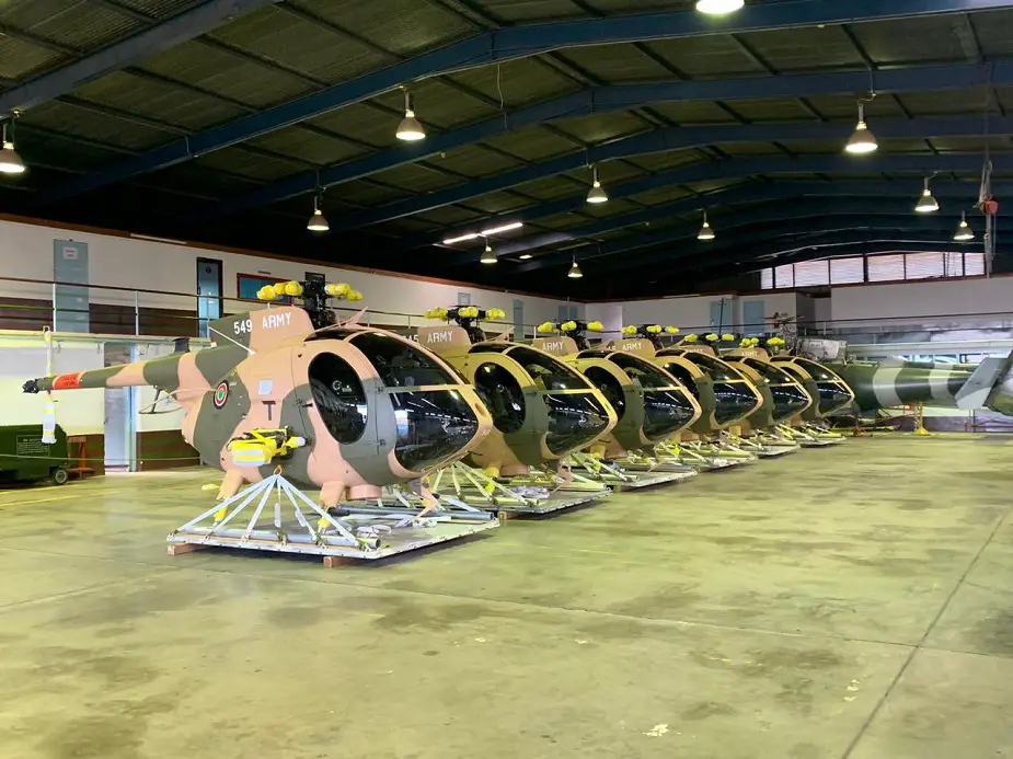 MD Helicopters delivered MD 530F Cayuse Warrior helicopters to Kenya