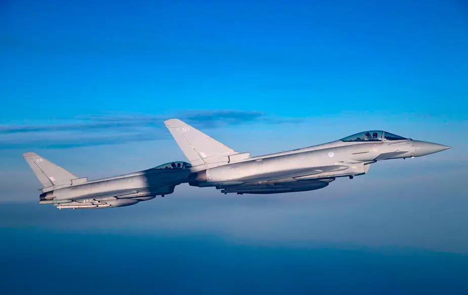 RAF Typhoons demonstrate breadth and scale of NATO air policing mission