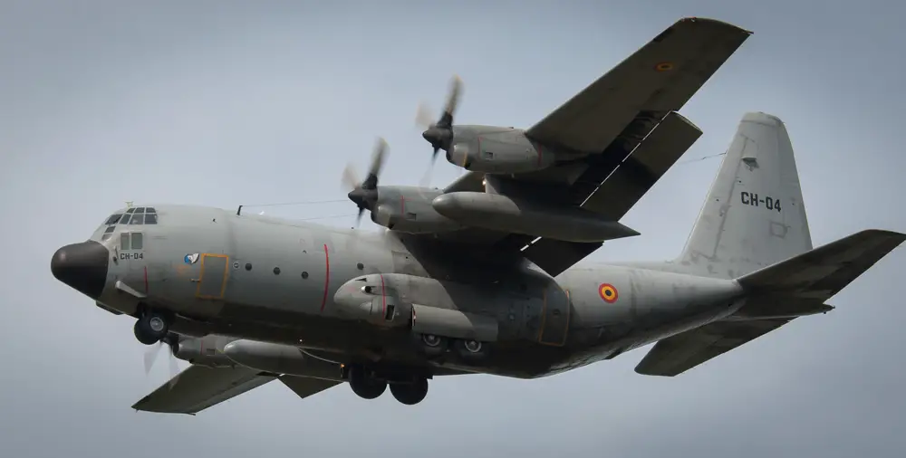 Fourth C 130 retired from Belgian Air Component seven left all for sale