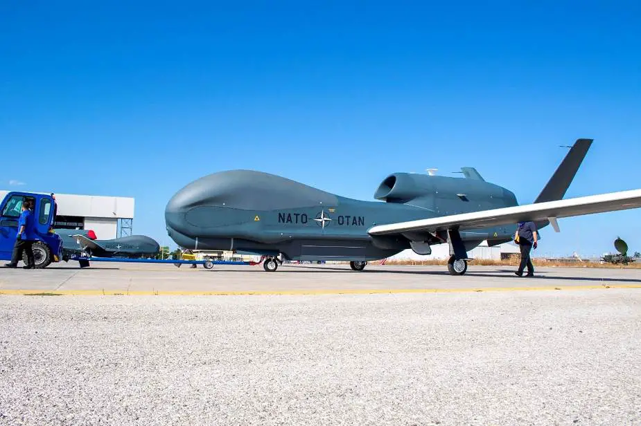 New remotely operated aircraft RQ 4D Global Hawk arrives in Italy for NATO Alliance Ground Surveillance Force 925 001