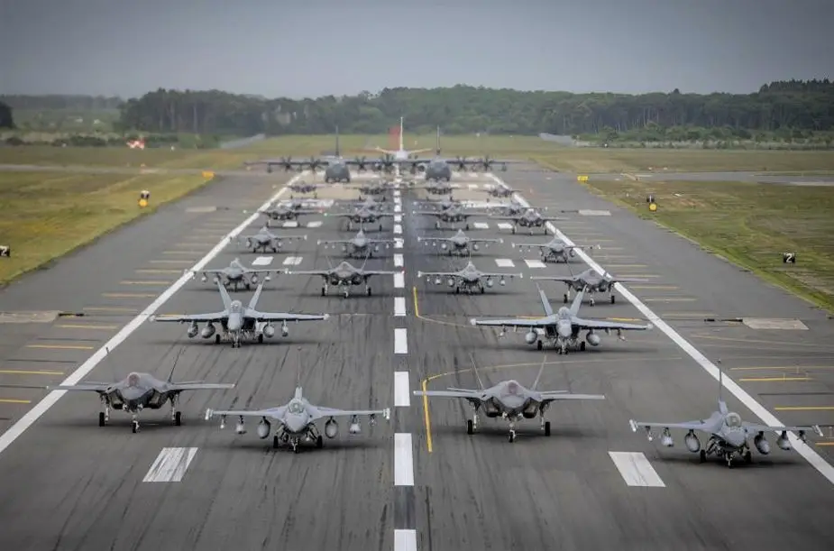 Misawa Air Base demonstrates its combat readiness in first joint bilateral Elephant Walk