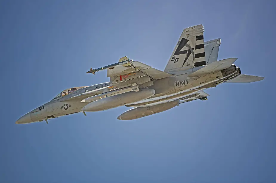 US Navy Navy completes first AARGM ER captive carry flight on FA 18