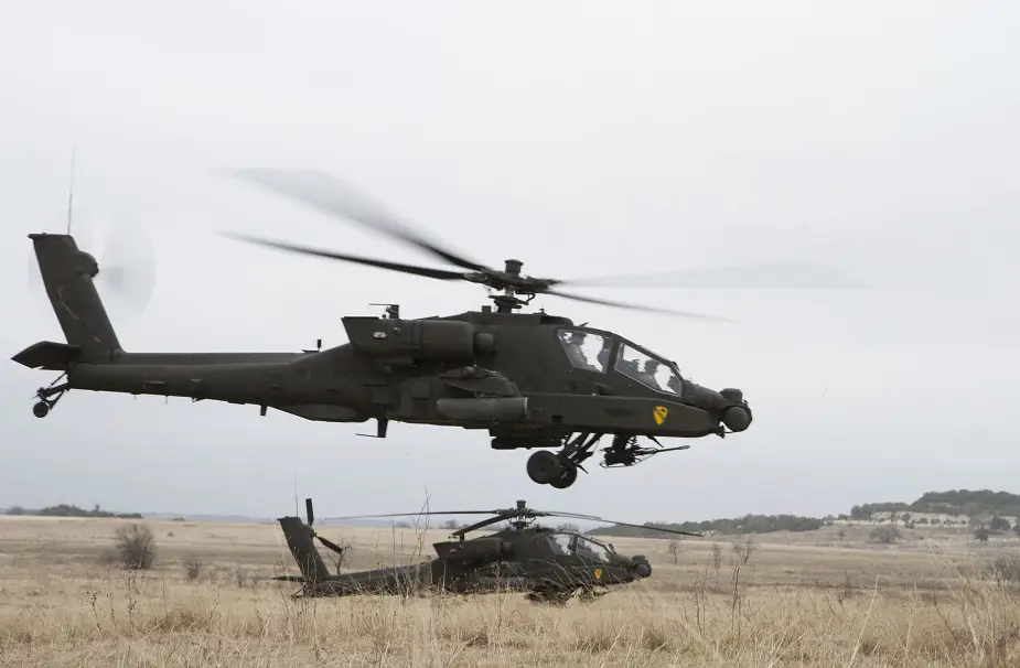 Boeing awarded contract in support of the British Army AH 64E Apache attack helicopters