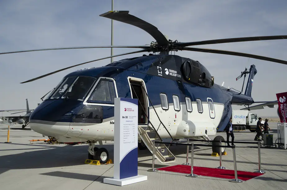 Rostec delivers the first serial produced Mi 38 to a client