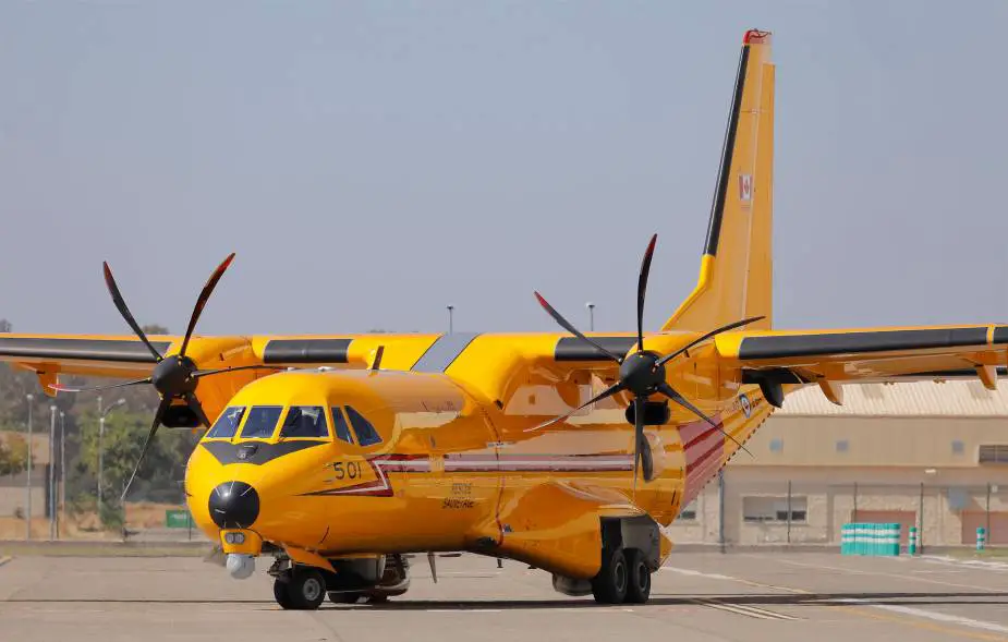 Canadian Air Force receives first CC 295 Kingfisher fixed wing search and rescue aircraft 925 001