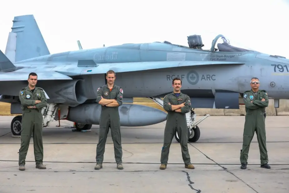Canadian CF 188 jets start enhanced air policing mission in romania