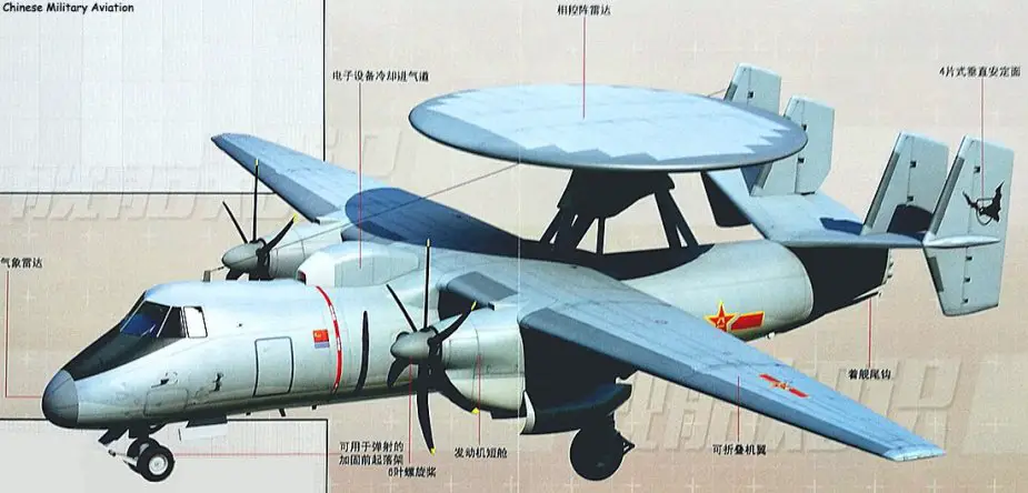 Chinese KJ 600 first carrier based early warning aircraft makes maiden flight 2