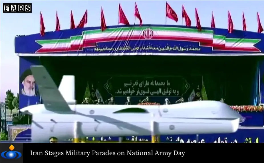 Iran showcases drones during military parade 01