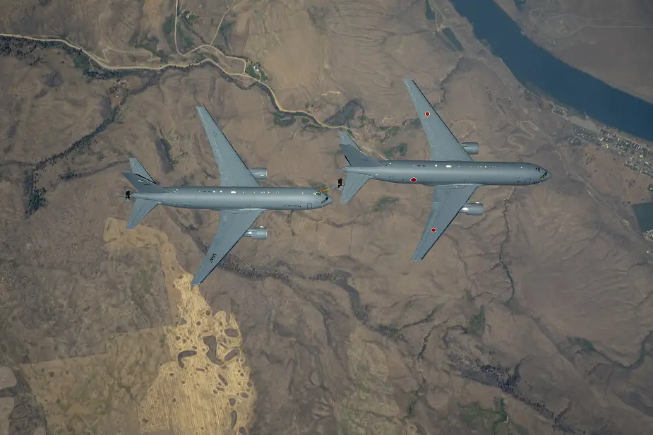 Boeing KC 46A Tanker for Japan Completes First Refueling Flight 02