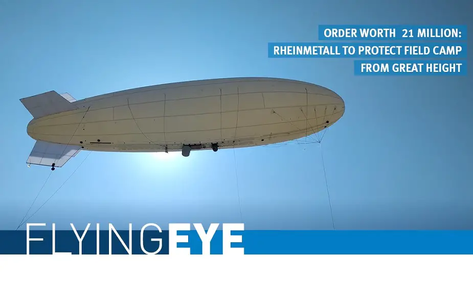 Germany orders 21 million tethered balloon based surveillance system to Rheinmetall