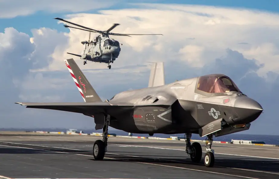 Marine Fighter Attack Squadron 211 conducts first cross deck aviation mission in modern naval history